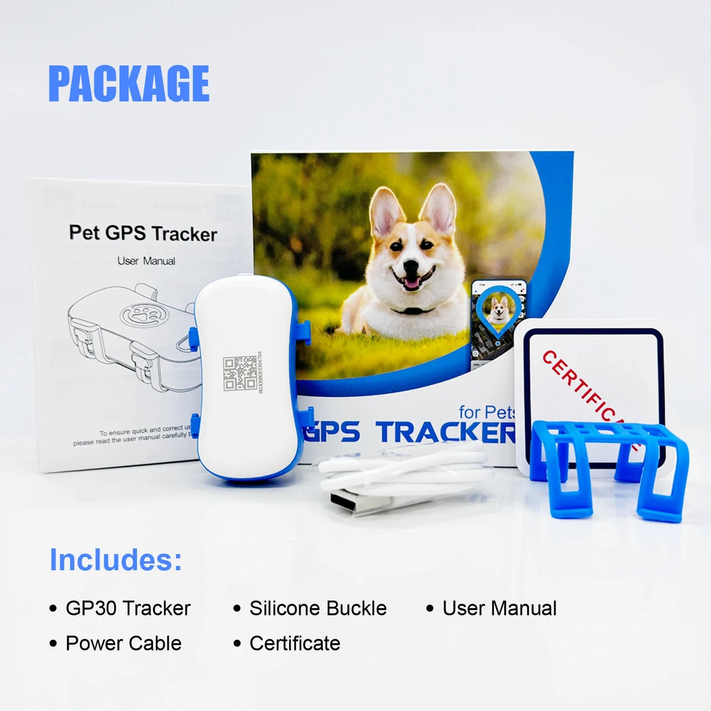 WANWAYTECH GPS Pet Tracker for Pets Real Time Tracking