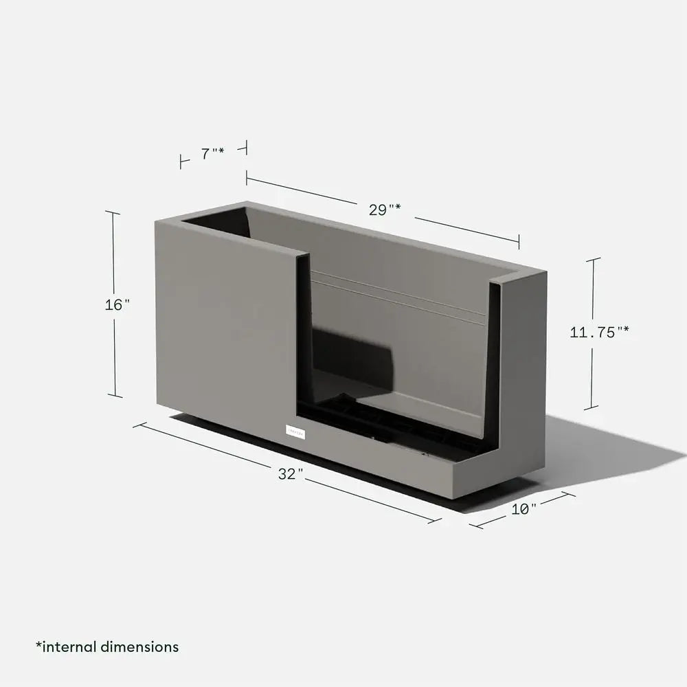 Ticify Large Rectangular Planter Box For Outdoor And Indoor Use